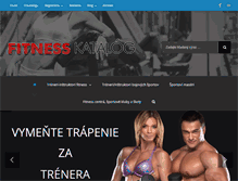 Tablet Screenshot of fitnesskatalog.eu